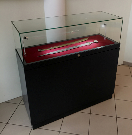 Museumsvitrine für ein Römermuseum